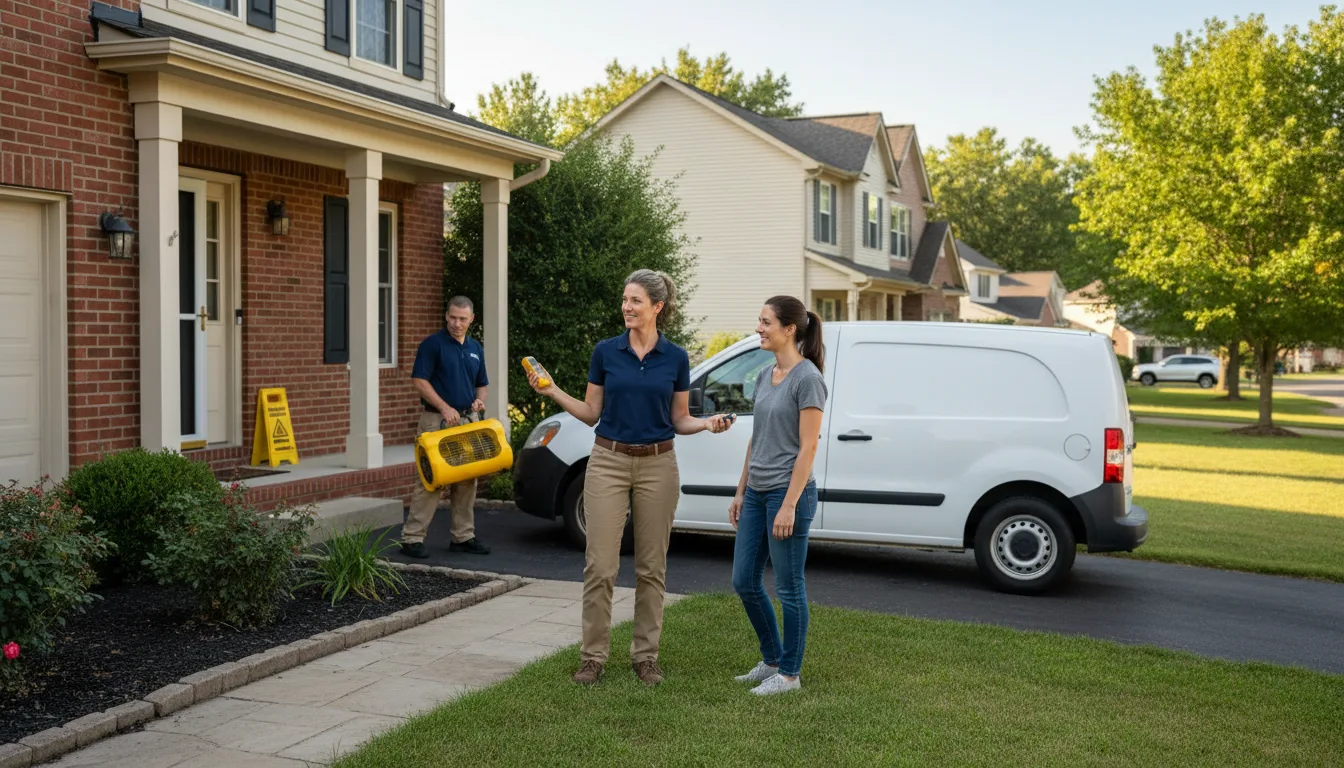 Residential water damage restoration in Troy, SC